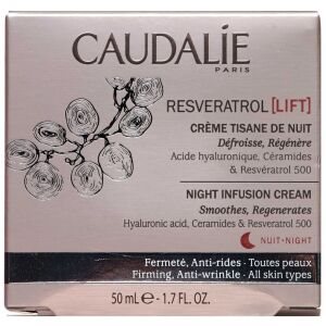 Caudalie Resveratrol Night Infusion Cream, 50 ml (Restlager)